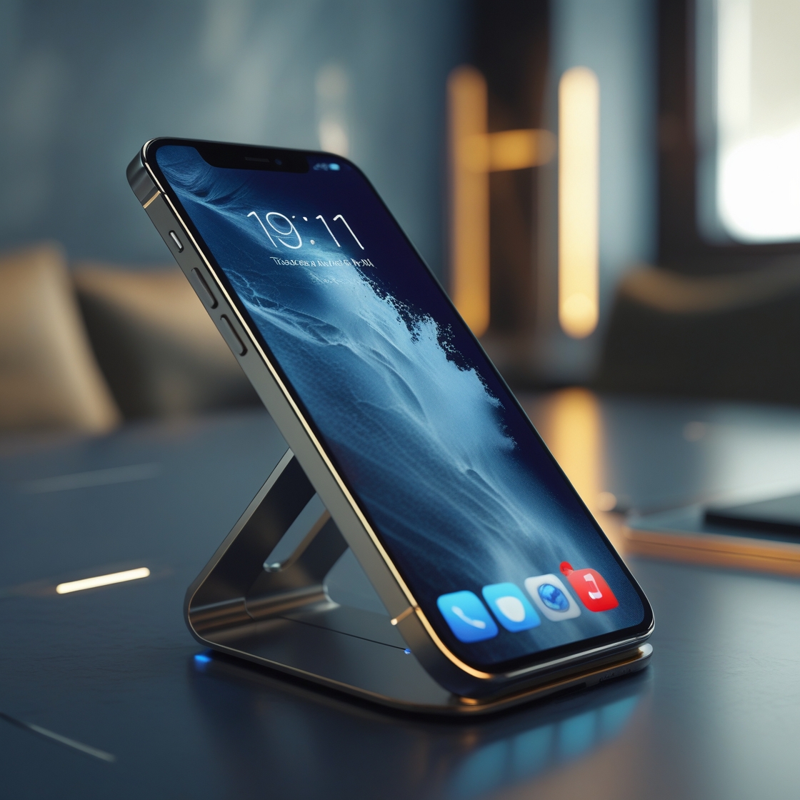 iPhone 15 Pro vu de face et de dos, montrant son design en titane