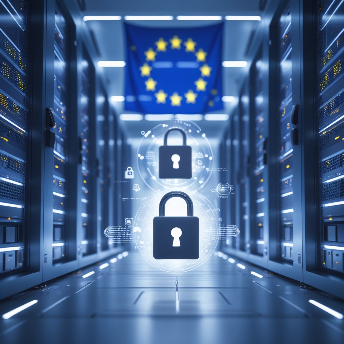 Serveurs cloud sécurisés en Europe conformes au RGPD