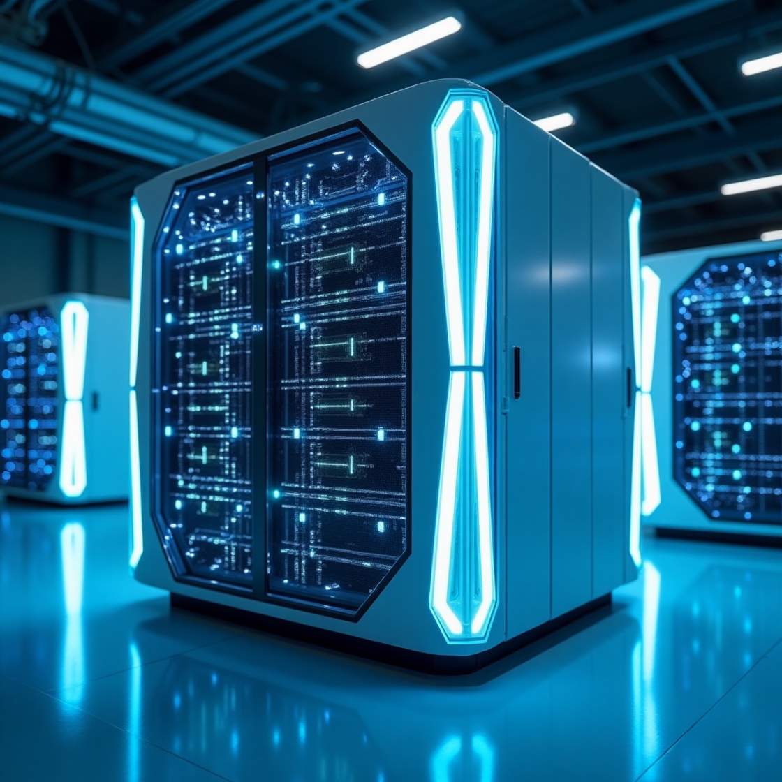 représentation visuelle du superordinateur quantique développé par google en 2025