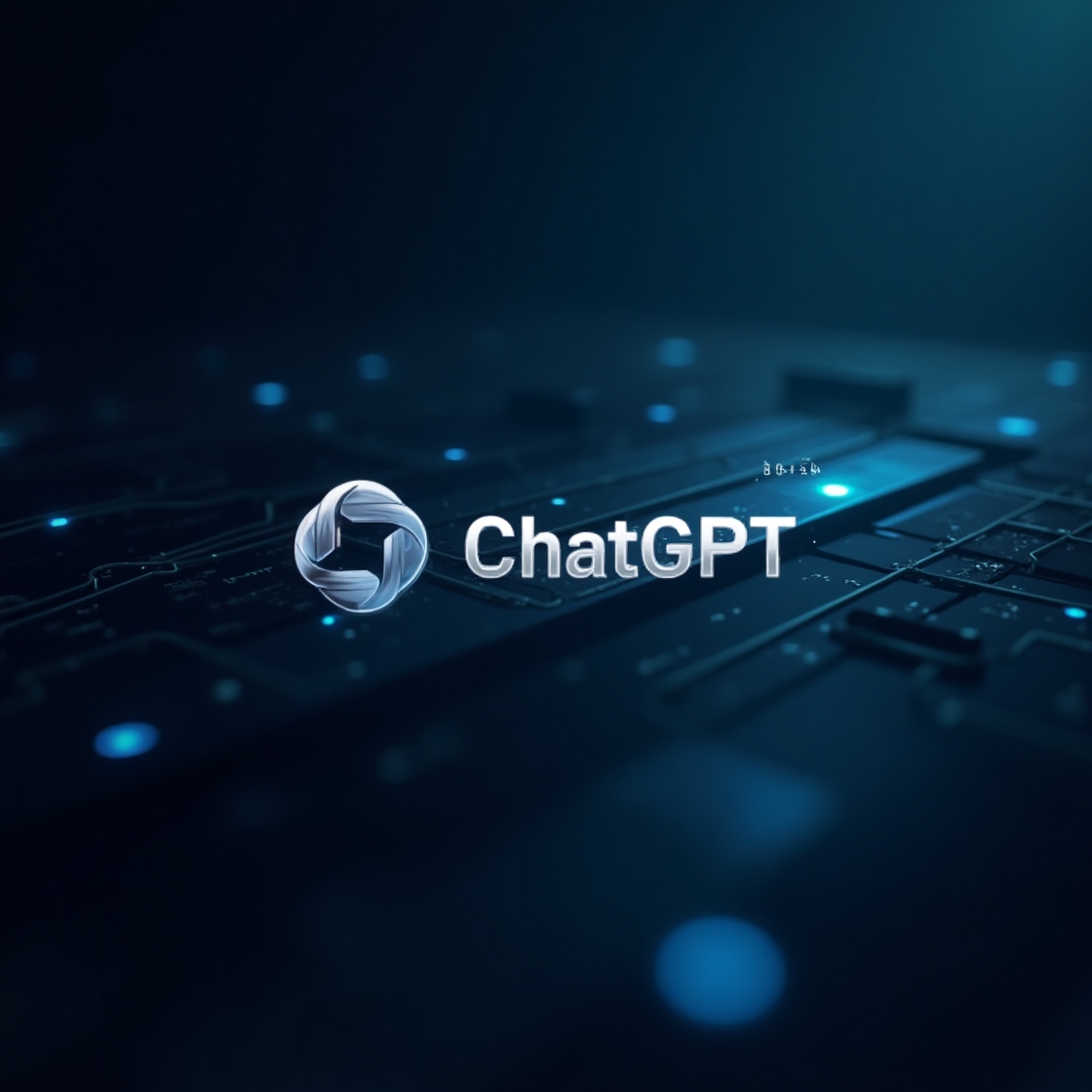 interface futuriste de chatgpt-5 affichée sur un écran avec logo, illustrant une interaction homme-IA