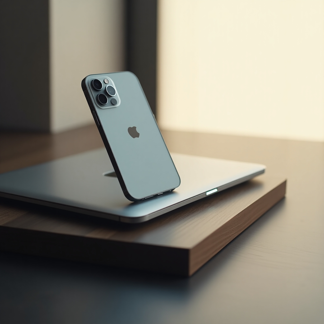 vue arrière de l’iphone 16 pro avec module photo triple et design premium


